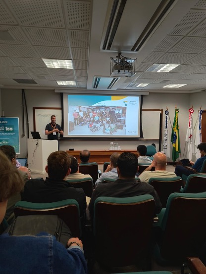Industry talk during the workshop (Instituto Tecnológico Vale)